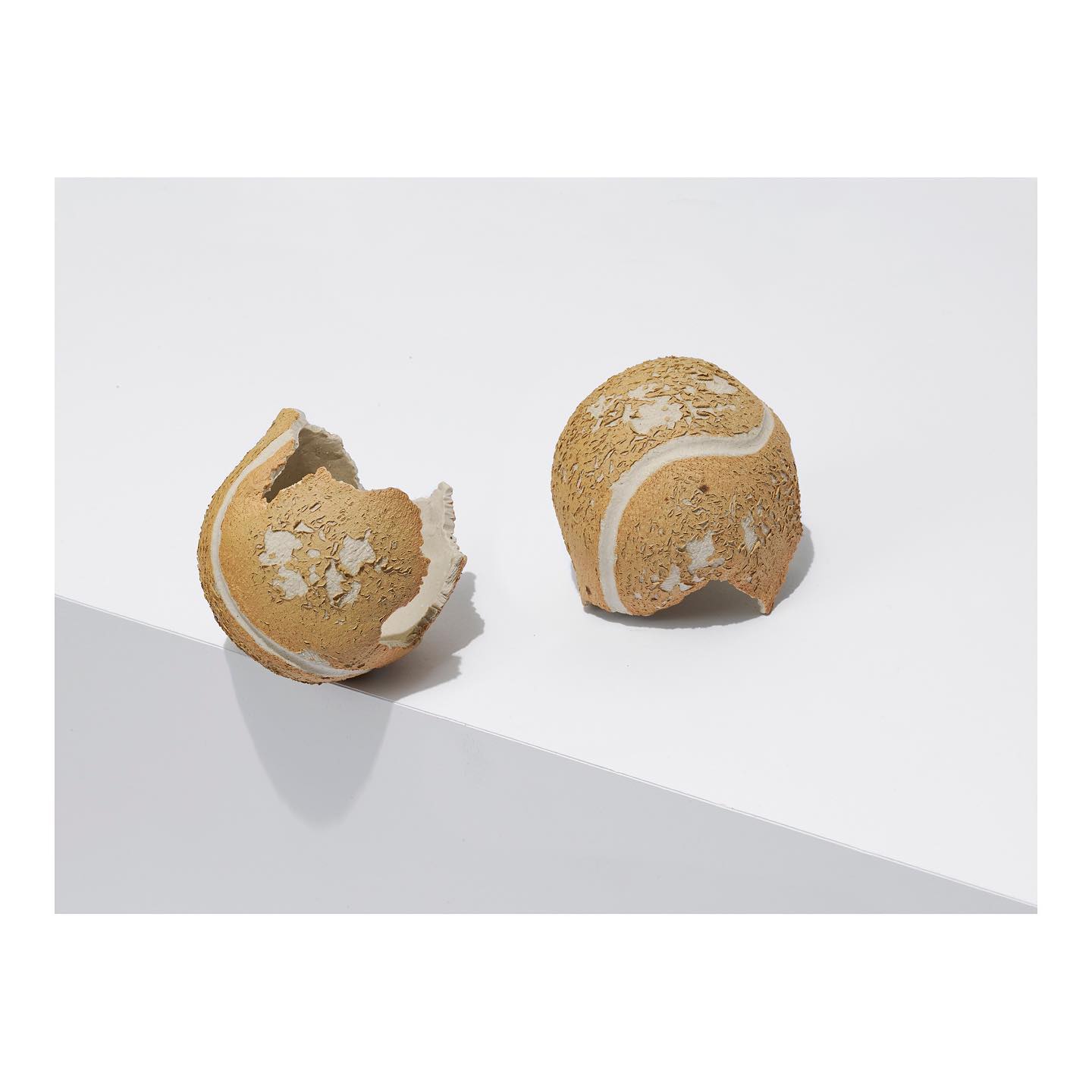 Freeway scraps — tennis balls