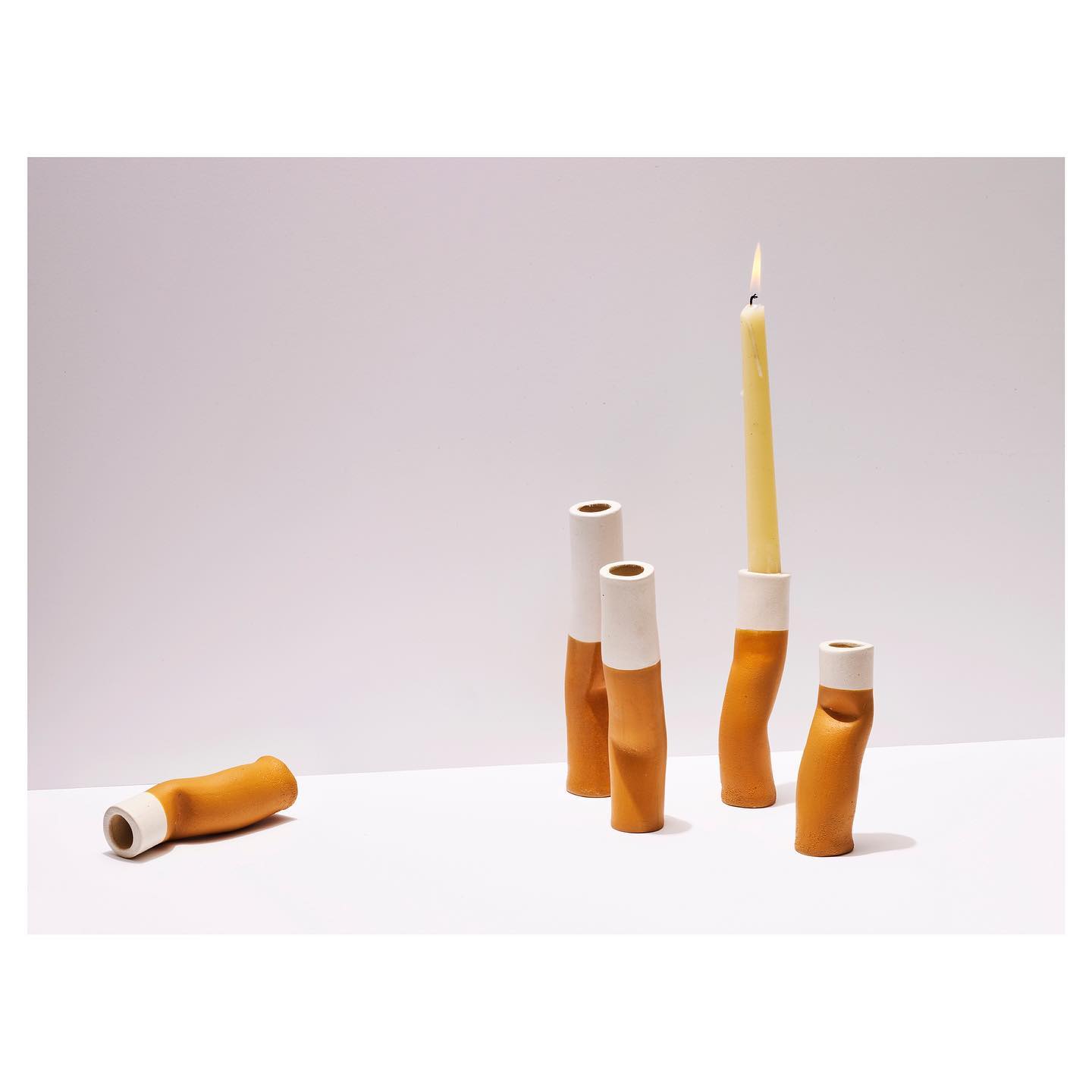 Cigarette candle holders